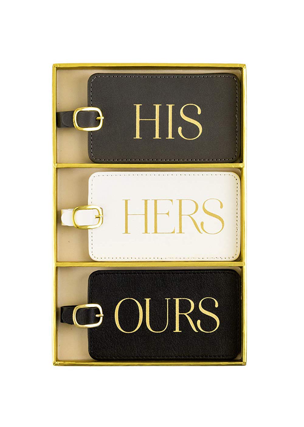 His hers store luggage tags