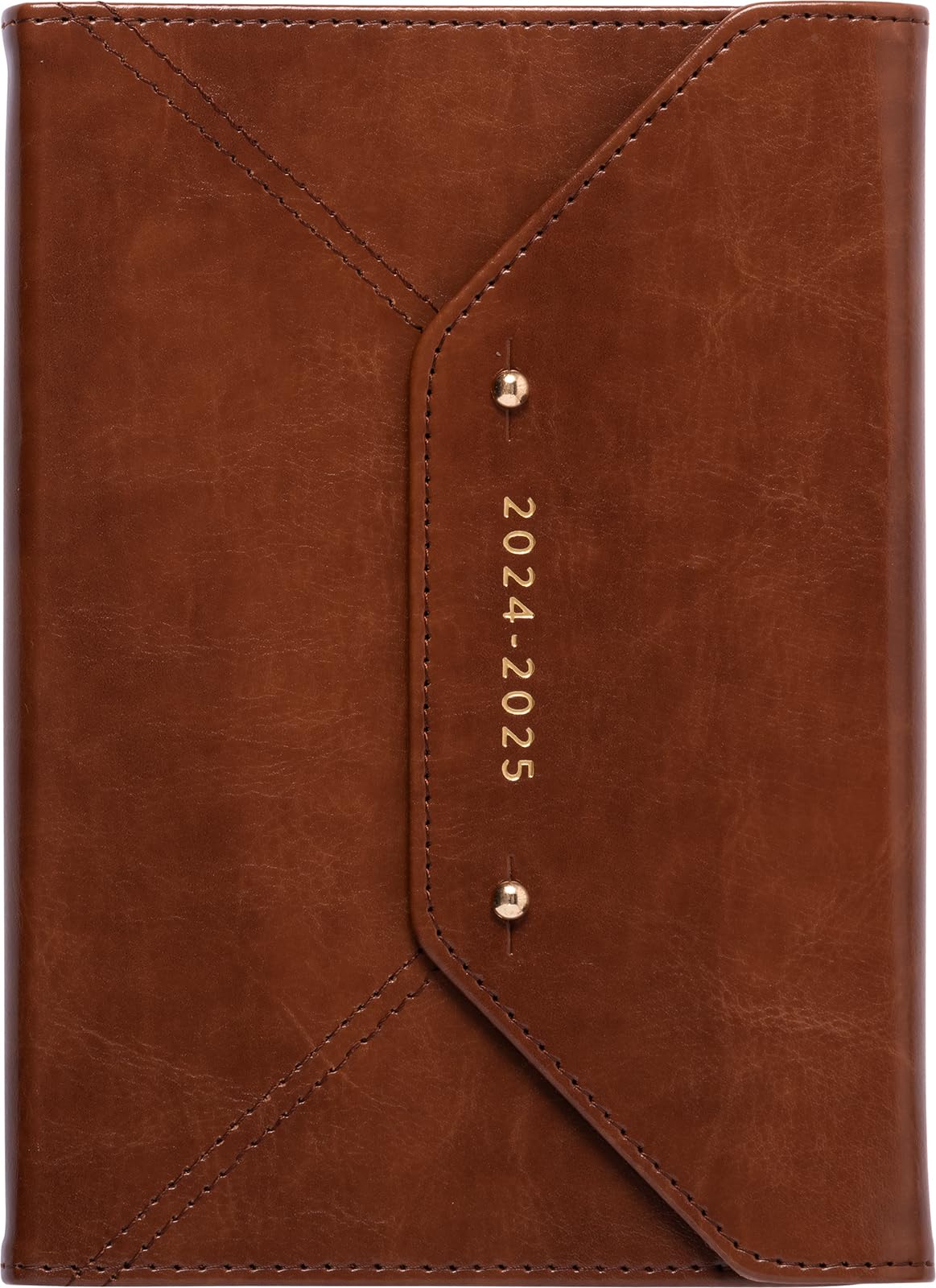 Eccolo 20242025 Medium Bound Planner 6x8" Chestnut Envelope