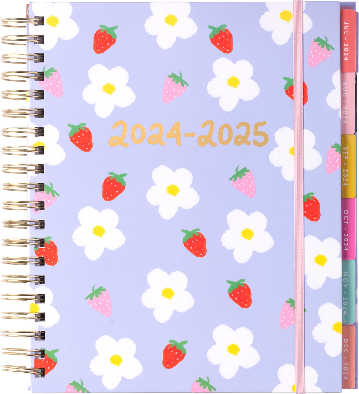 Eccolo 20242025 Strawberry Large Spiral Planner