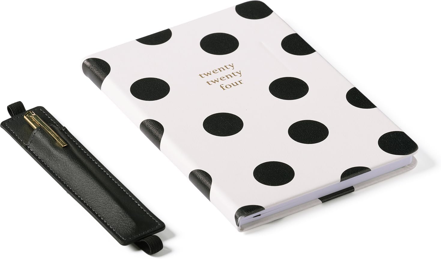 Eccolo 2024 Polka Dot with Pen and Pouch 6x8 Bound Planner