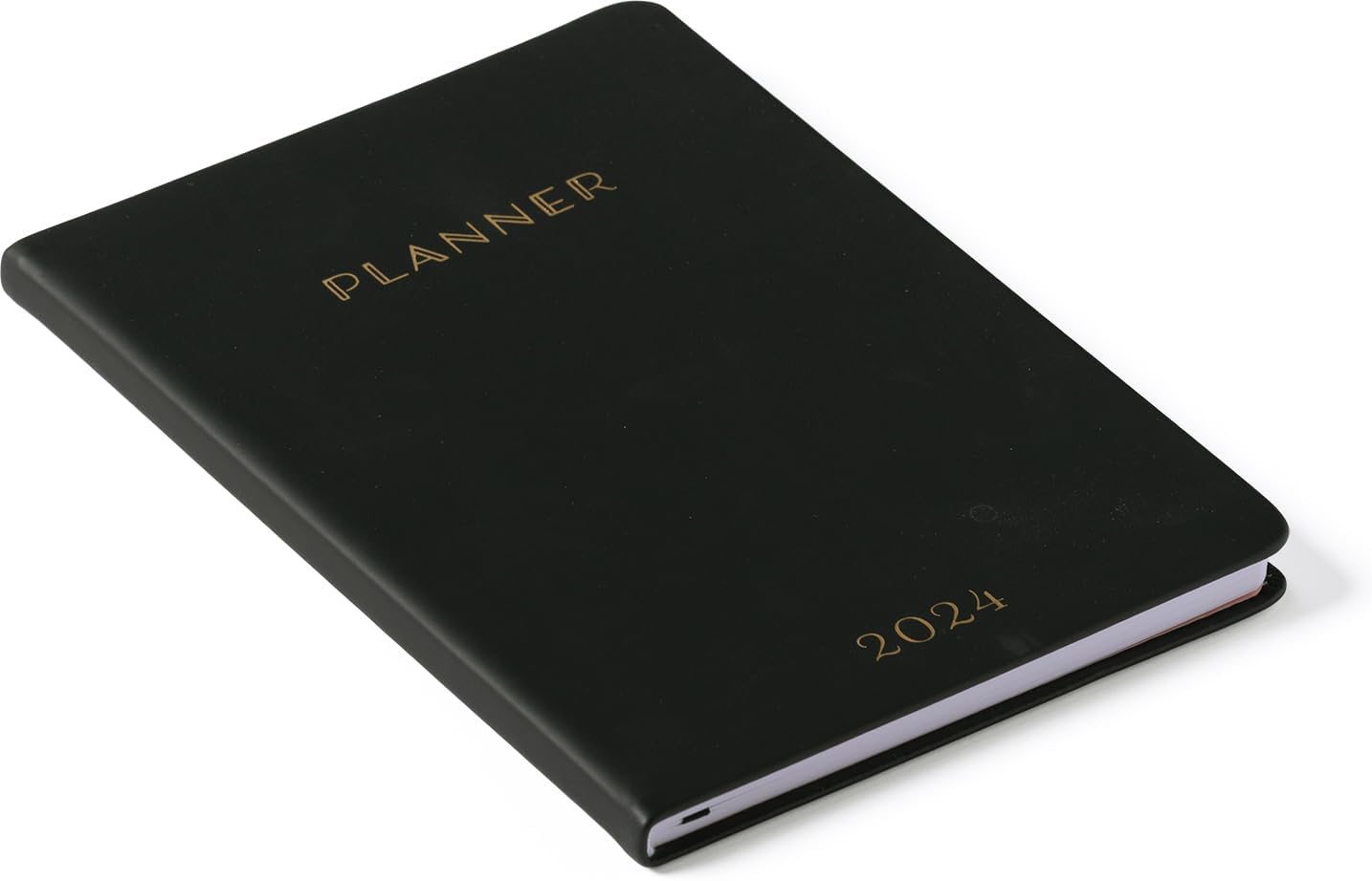Eccolo 2024 Black Planner 6x8 Bound Planner