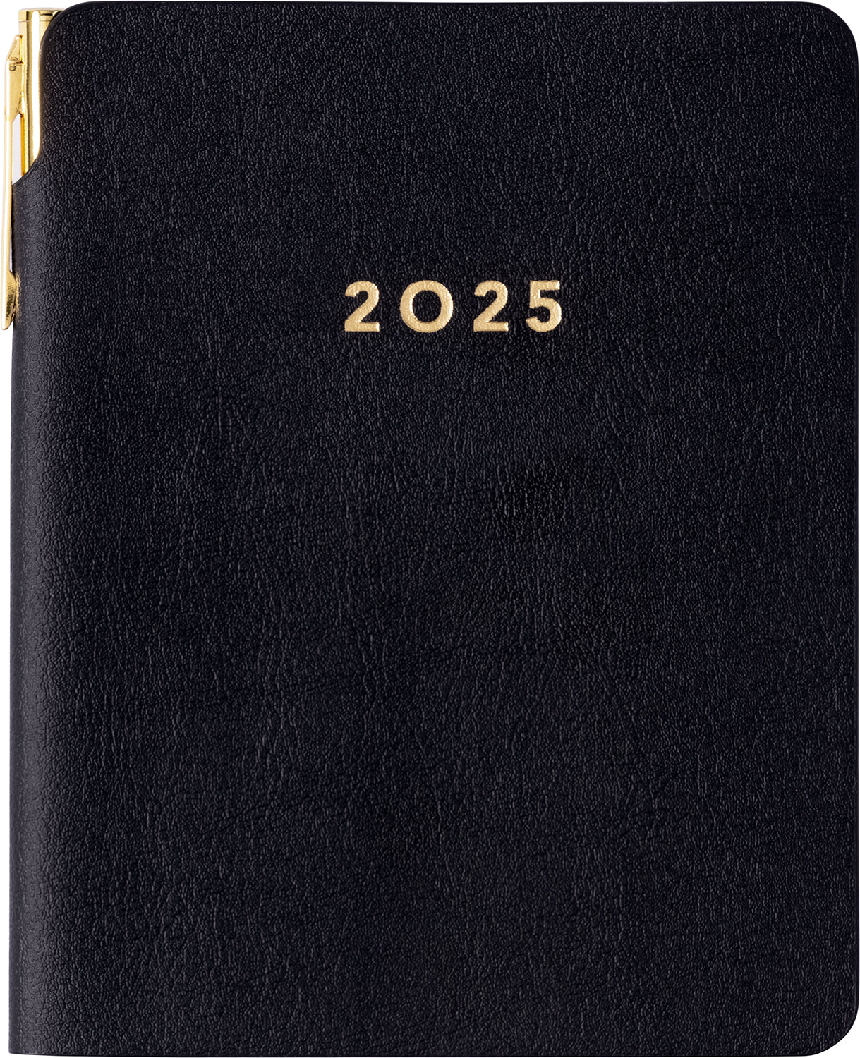 2025 Black Pocket Weekly Planner 4x6