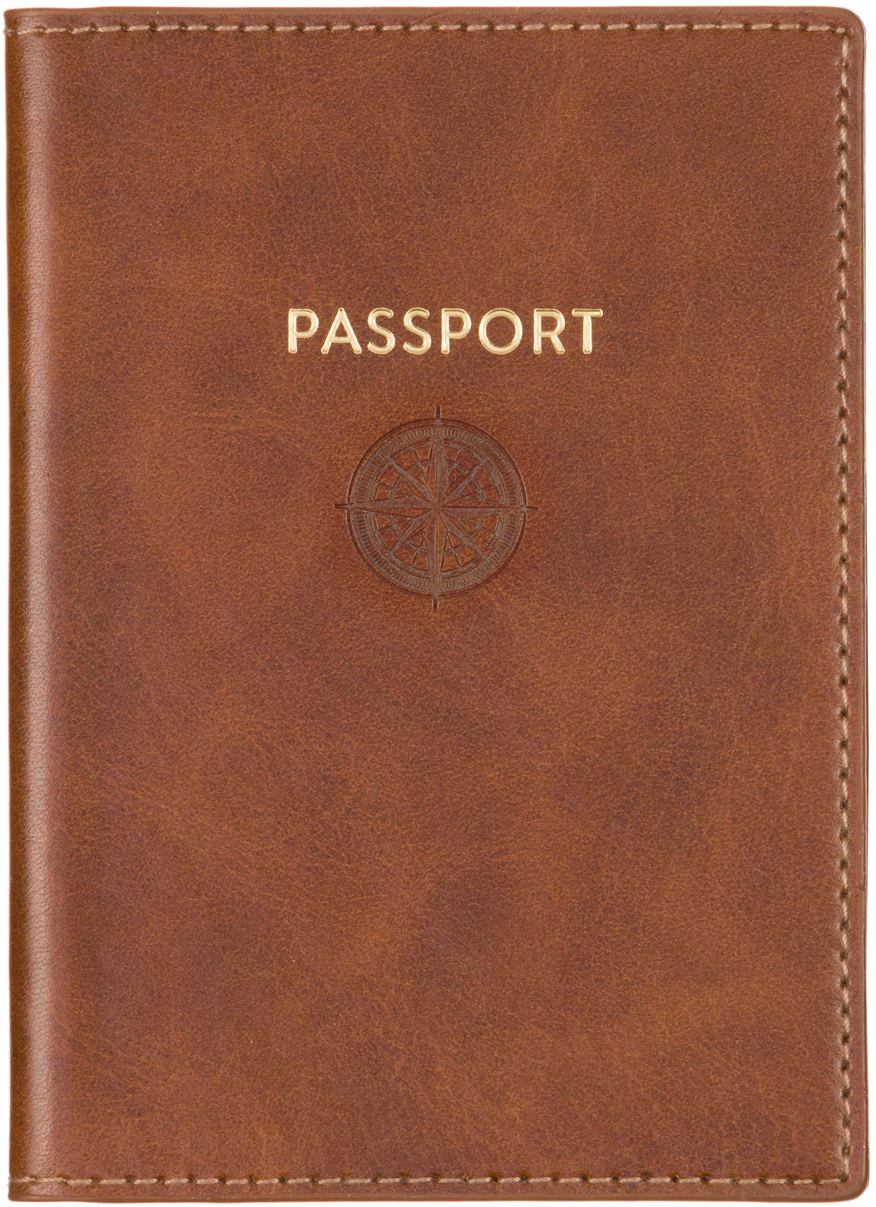 Passport Case Compass Rose